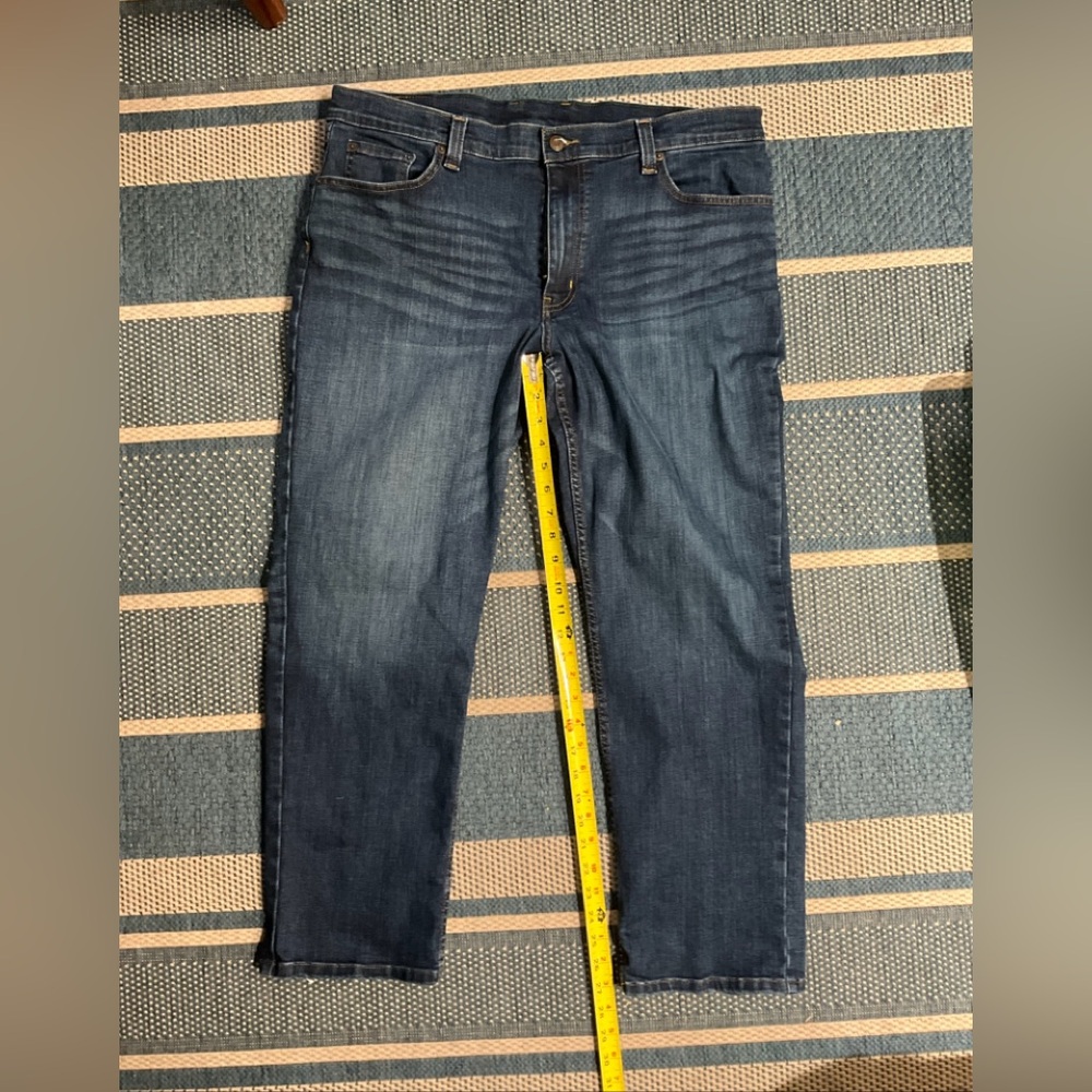 LL Bean Men’s Denim Jeans 38x28 Baggy Mid Rise Y2K  Vintage Style Retro Blue